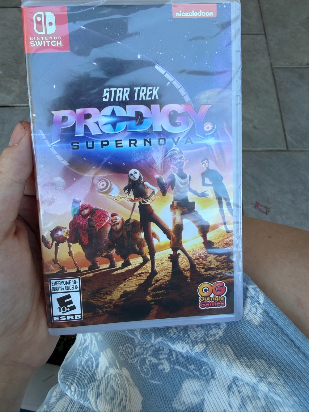 Nintendo Switch Star Trek: Prodigy Supernova — Blue, Purple, Orange Artwork
